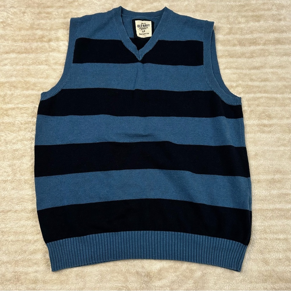 Casual Golf Sleeve-Less Vest Soft Cotton Cashmere blend Fisherman Core Coastal